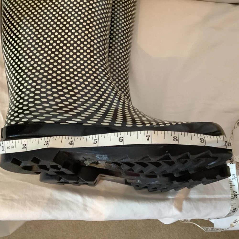 Marilyn Monroe black white rain‎ boots